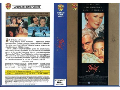 Farligt Begär   Inst.  VHS